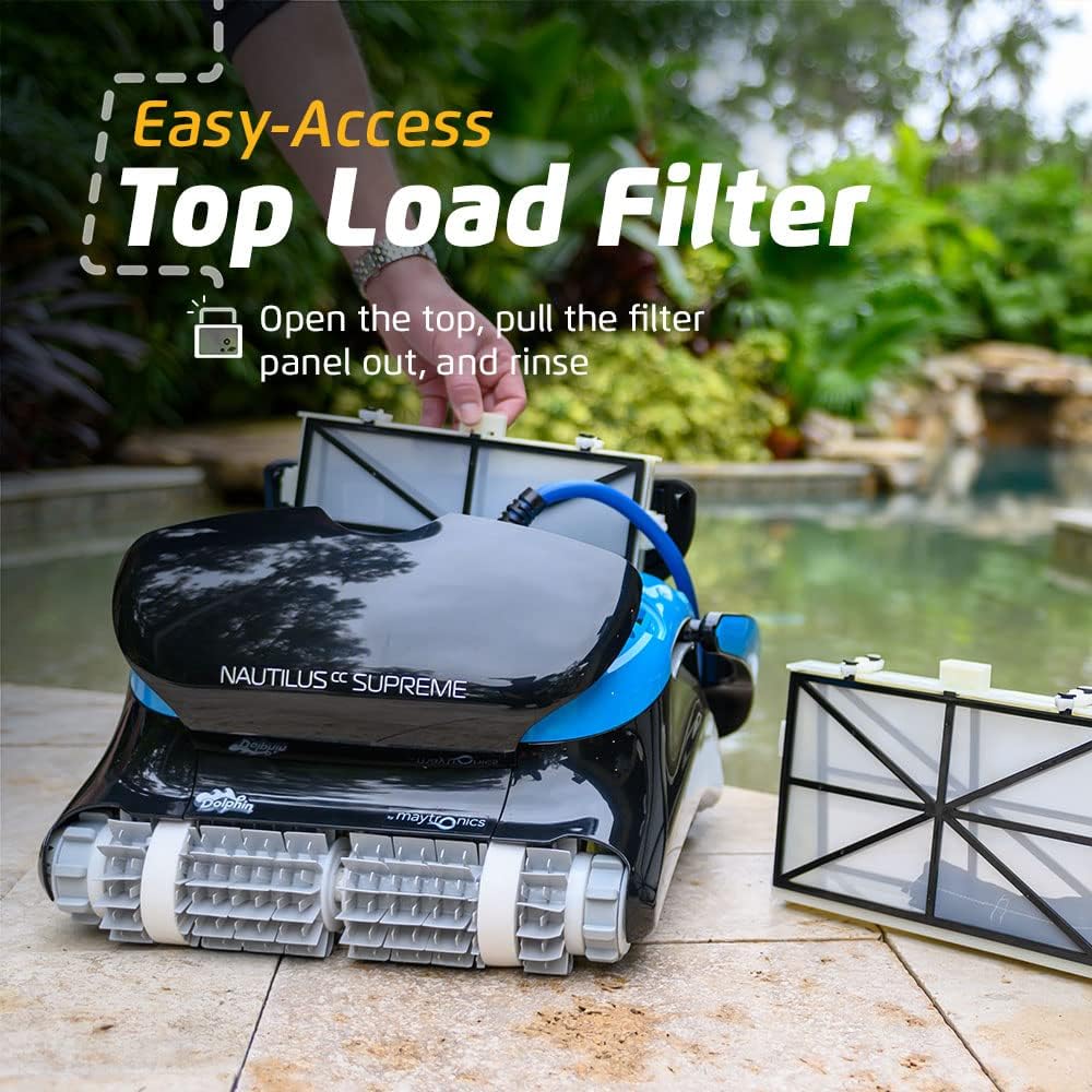 2026 Wi-fi Automatic Robotic Pool Vacuum Cleaner, Always Cleaning, Never Charging, with Wall Climbing Scrubber Brush, Ideal for In-ground Pools…
