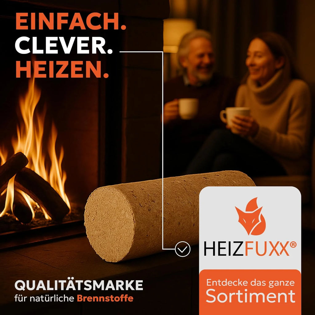 Briquetas de madera Nestro XL Blue 2026 – Palé de briquetas de madera blanda de 960 kg (96x10 kg) – Briquetas premium para chimeneas, calderas y estufas – Alto poder calorífico, bajo contenido de cenizas y máximo rendimiento energético