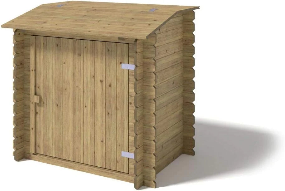 Caseta de herramientas Paradise Pool Pump House de madera de 1,15 m, modelo 2026. Cobertizo de herramientas para jardín, armario de herramientas, almacenamiento universal multiusos.