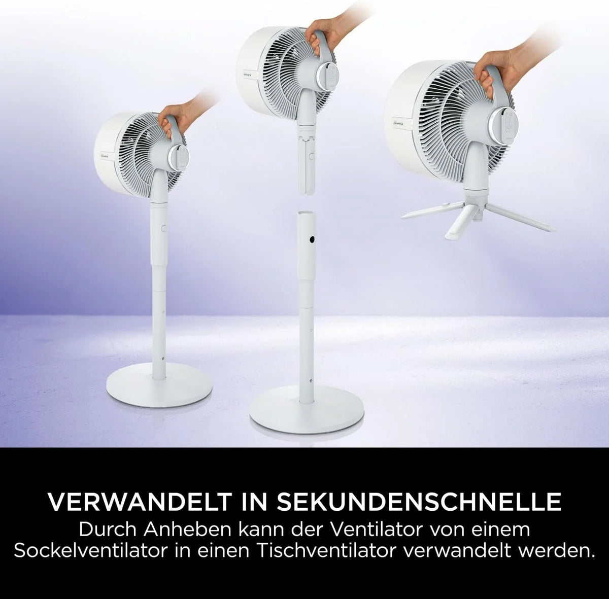 Ventilador Shark FlexBreeze 2026, ventilador híbrido silencioso (con cable e inalámbrico), portátil, para uso en interiores y exteriores, resistente a los rayos UV y al agua, ultra potente, ultra silencioso, blanco FA220EU