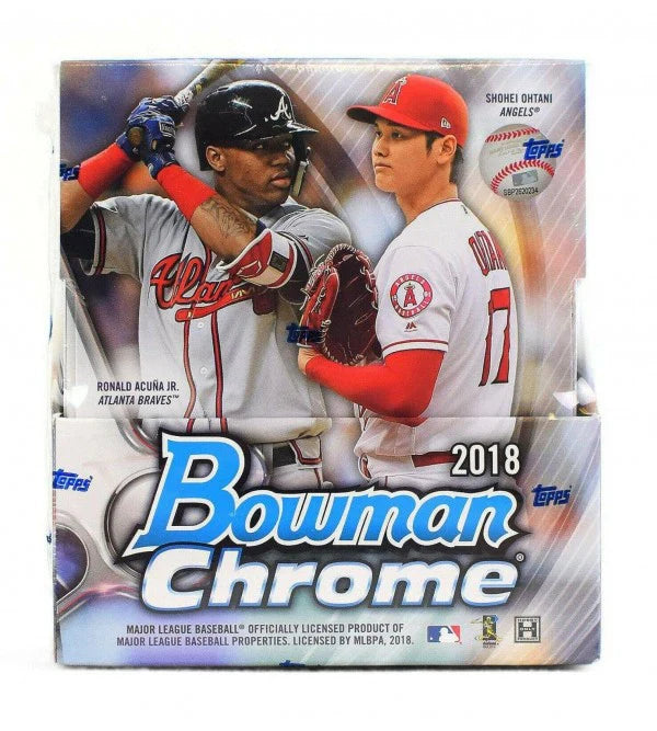 2026 2018 Bowman Chrome Baseball Sealed Hobby Box