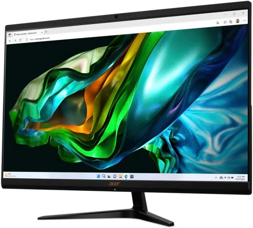 2026 acer Aspire C27 – 1800 All in One – Monitor 27" FullHD (Intel Core i5 – 12450H, 16GB RAM, 1024 GB SSD, Intel Iris Xe Graphics, Windows 11 Home) Negro + Teclado QWERTY Español y Ratón Inalámbrico