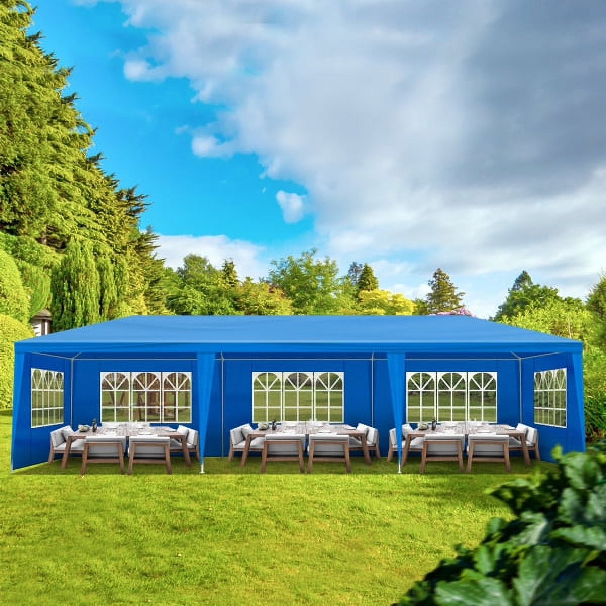 2026 Sythers 10'x10' Pop Up Canopy Tent with 4 Removable Sidewalls, Portable Gazebo, UV Resistant Waterproof, Enclosed Canopy Tent for Outdoor Events, Patio, Backyard, Party, BBQ, Camping, Black