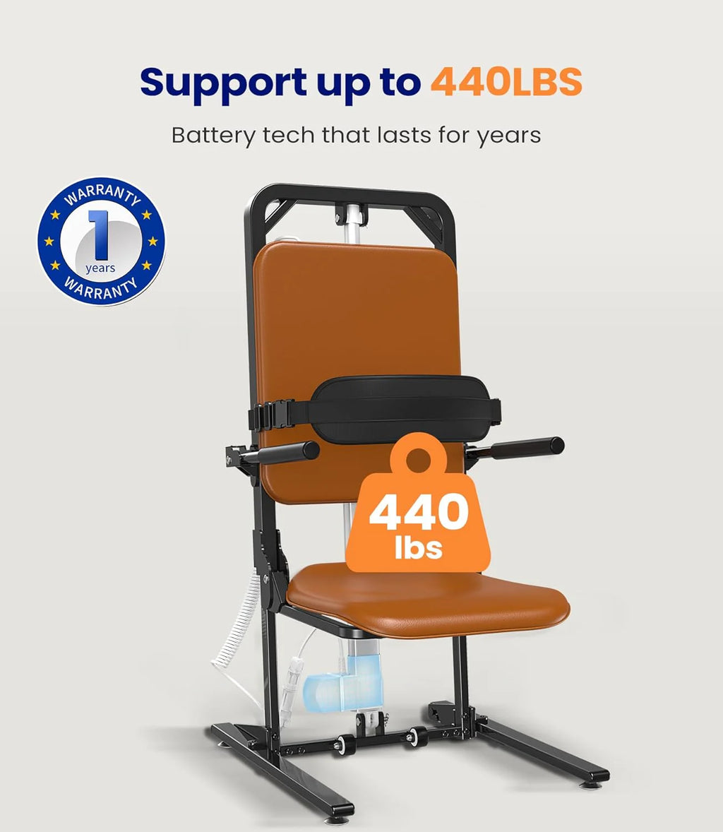 2026 MAIDeSITe Electric Floor Lift, 440lbs Capacity, Elderly Assist