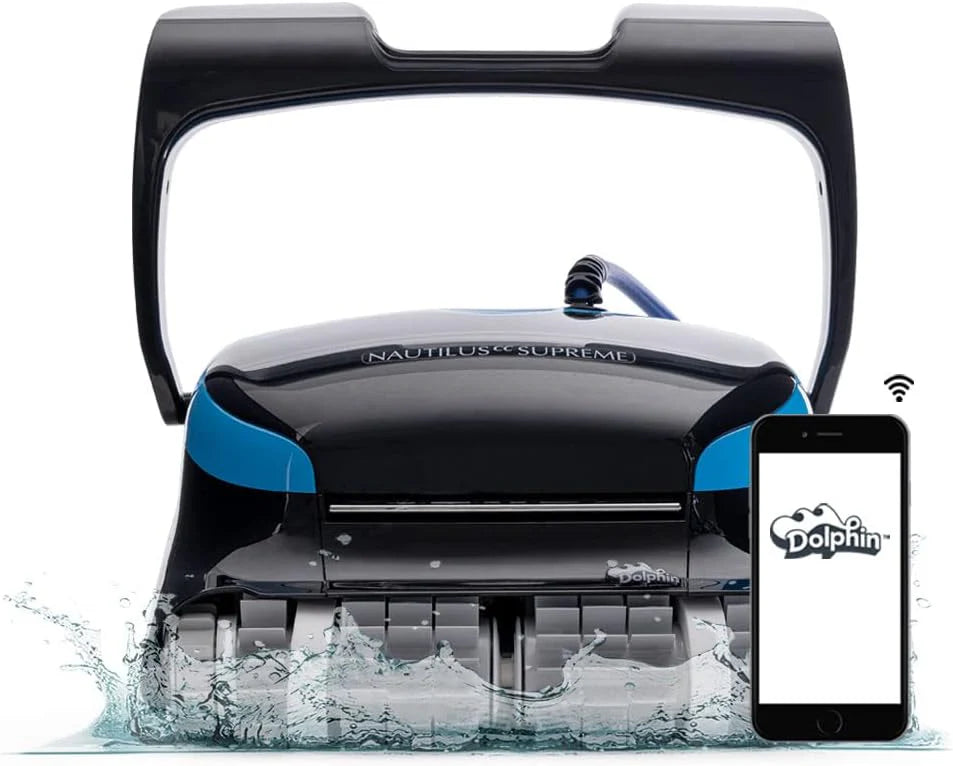 2026 Wi-fi Automatic Robotic Pool Vacuum Cleaner, Always Cleaning, Never Charging, with Wall Climbing Scrubber Brush, Ideal for In-ground Pools…