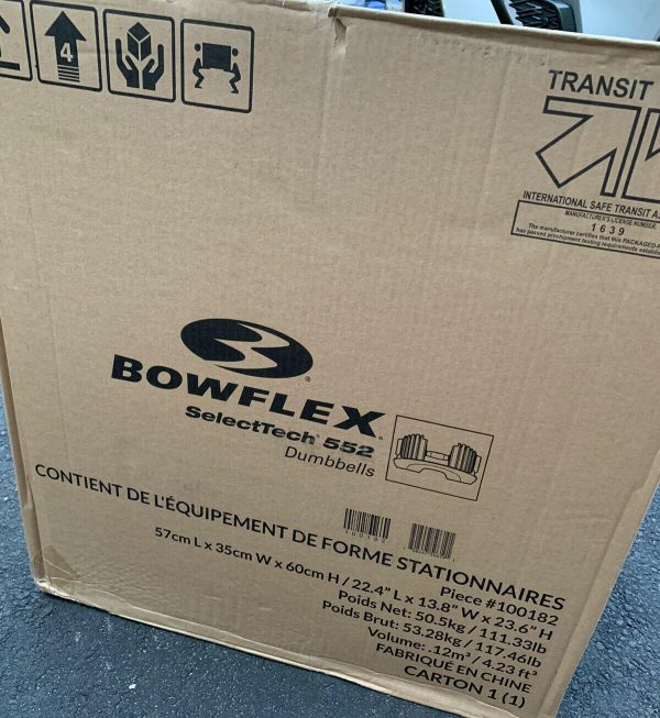 2026 Bowflex SelectTech 552 Adjustable Dumbbells (Pair) Brand New! 100% AUTHENTIC