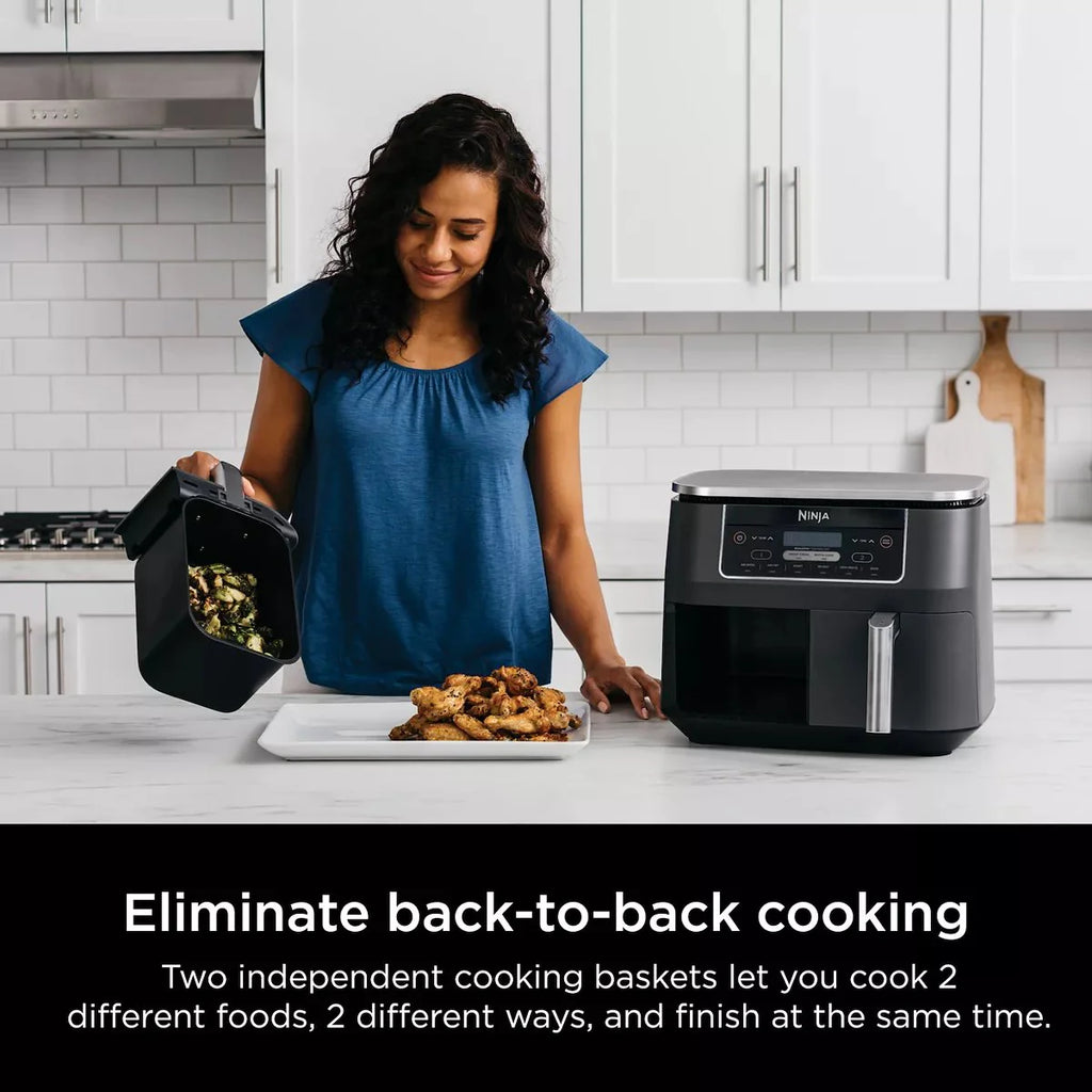 2026 Ninja Foodi 8 qt. Original Dualzone, 2-Basket Air Fryer with 6 Functions