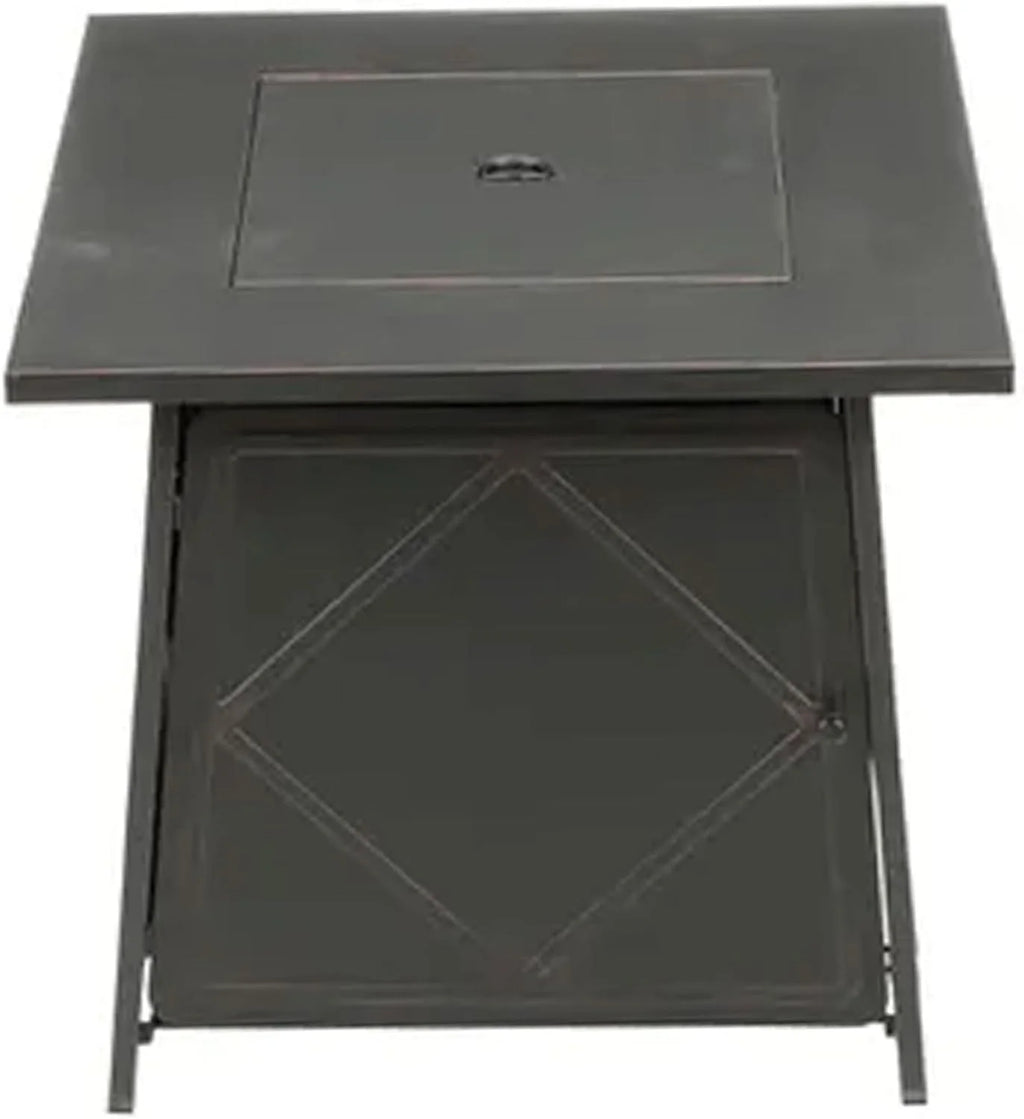 2026 Four Seasons Patio Dual Heat 50,000 BTU Square Gas Fire Pit