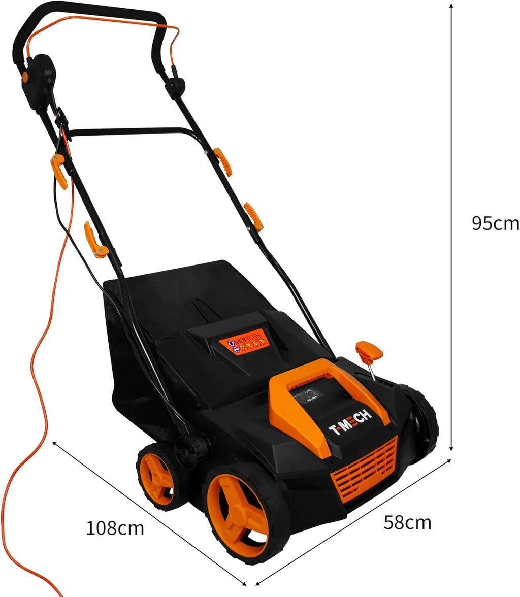 2026 T – Mech Aspiradora Barredora Peinadora Cepilladora Escoba Cesped Artificial Eléctrica Barredor Limpiador Soplador Maquina Peinar Limpiar Cepillar Césped Artificial Eléctrico+Bolsa Recogida 50L,12.2kg