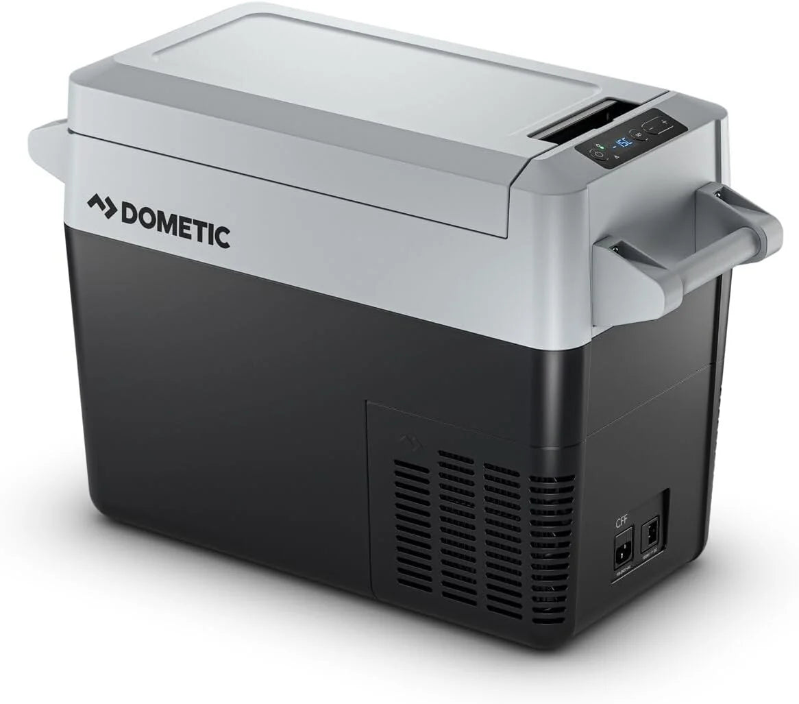 Nevera portátil con compresor DOMETIC CFF20 de 21 L (modelo 2026) – 12/24 V y 100 – 240 V – Nevera eléctrica con congelador para coche, autocaravana, camping, camión y barco – Rango de temperatura: +20 °C a – 18 °C