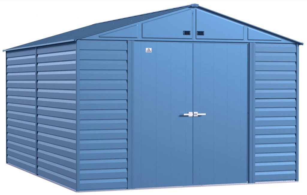 2026 Arrow Select Steel Storage Shed, 10x14, Blue Grey