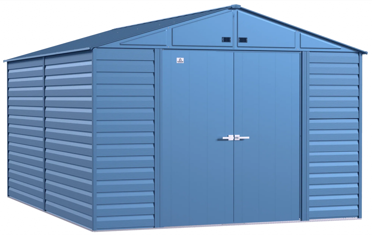 2026 Arrow Select Steel Storage Shed, 10x14, Blue Grey