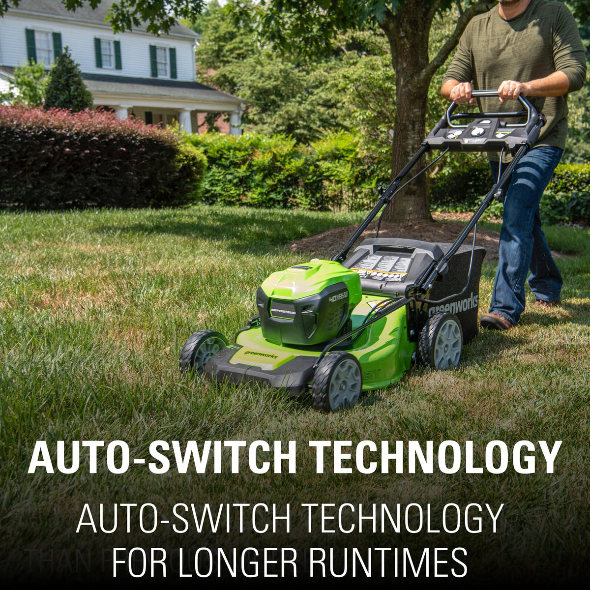 2026 80V Cordless 21′′ Self-Propelled Brushless Lawn Mower | Greenworks