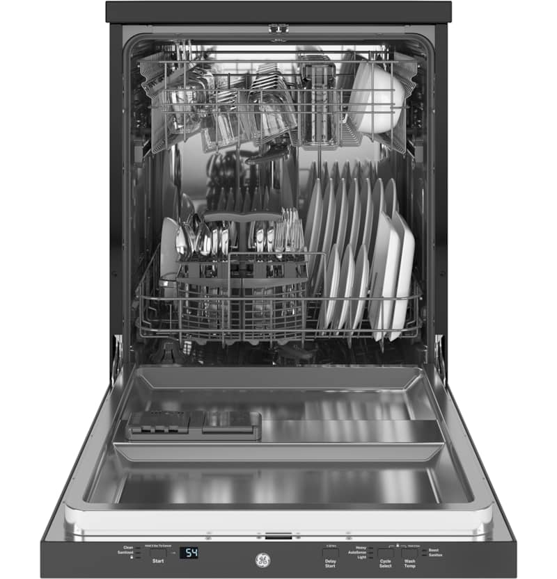 2026 GE 24 Stainless Steel Portable Dishwasher With Sanitize Cycle