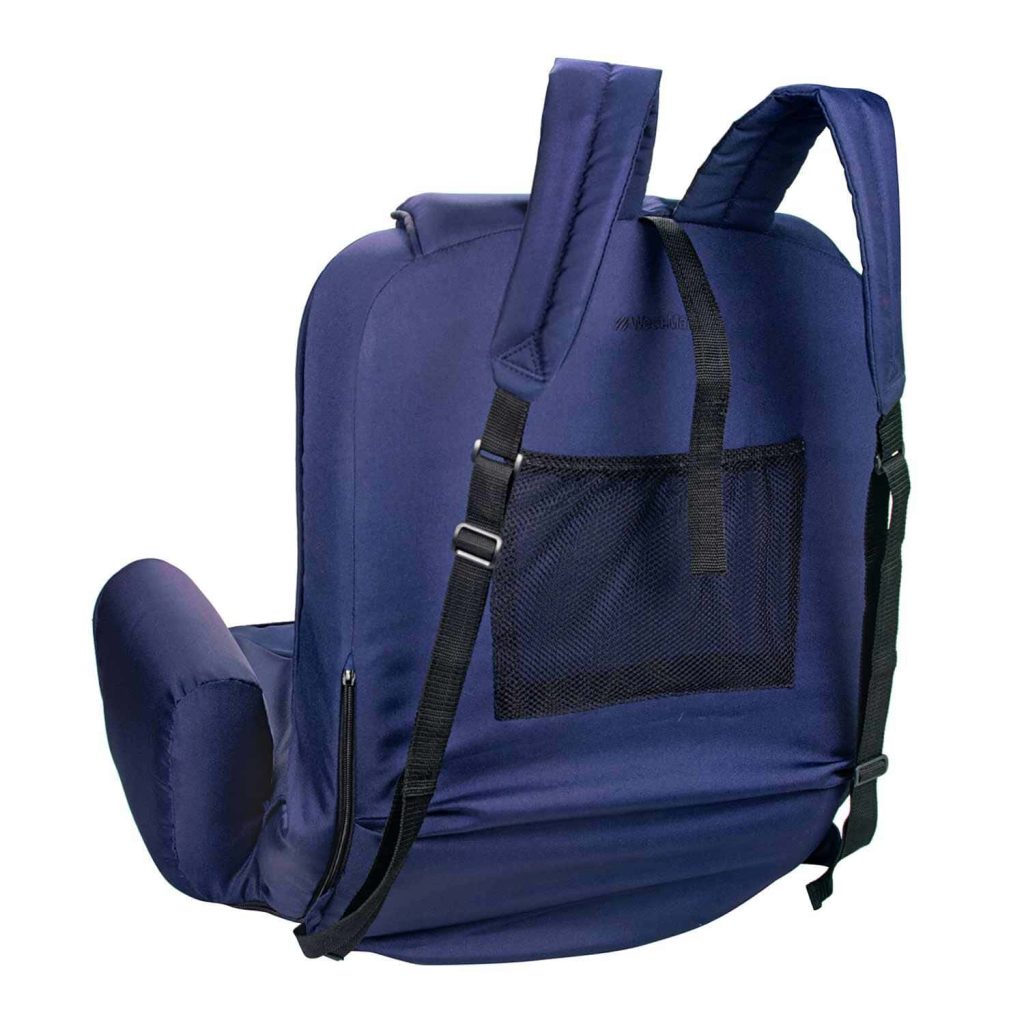 2026 High-Back Portable Seat with Armrests& Pockets, UV-Resistant, Water-Repellent Fabric