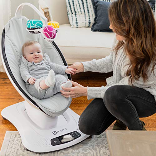 2026 Baby Swing, Bluetooth Baby Rocker with 5 Unique Motions
