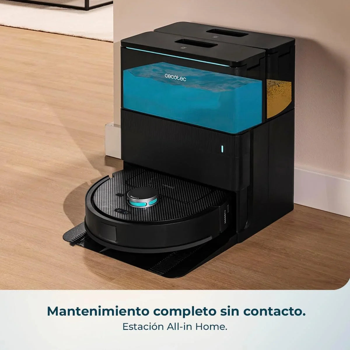 2026 Cecotec Robot Aspirador y Friegasuelos con Base de Autovaciado y App Conga X50 X – Treme. Navegación Láser, Mapeo Interactivo, 15000Pa, Autonomía 240mins, Mopas Elevables, Base con 3 Depósitos