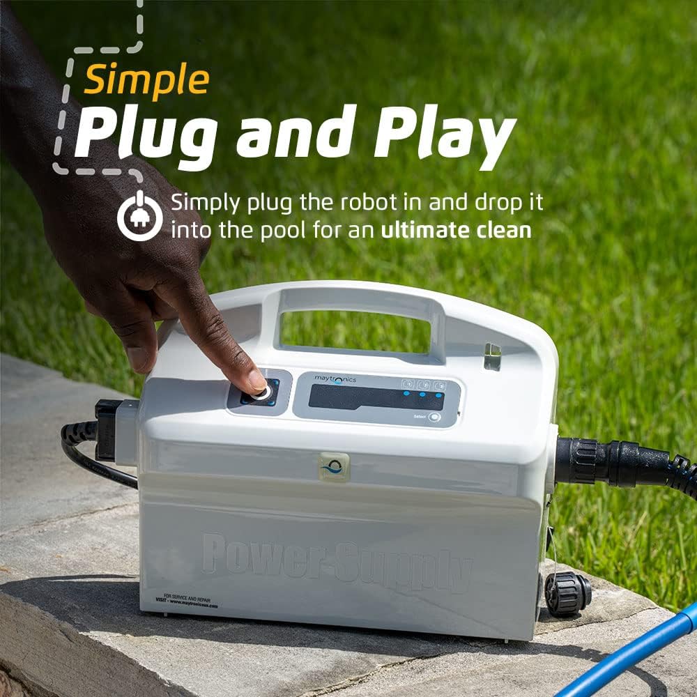 2026 Wi-fi Automatic Robotic Pool Vacuum Cleaner, Always Cleaning, Never Charging, with Wall Climbing Scrubber Brush, Ideal for In-ground Pools…