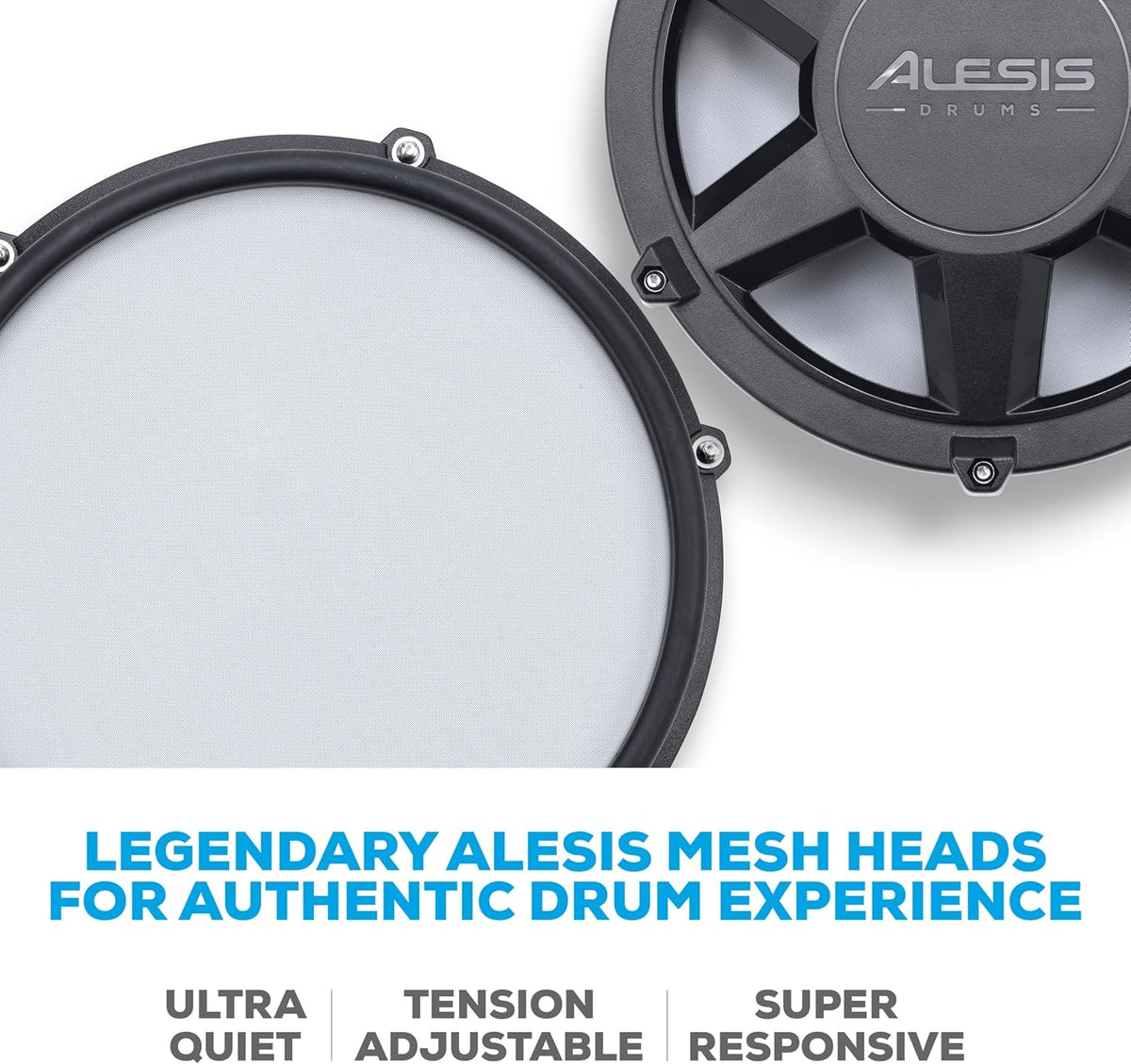 2026 Nitro Max Electric Drum Set with Mesh Pads & Bluetooth
