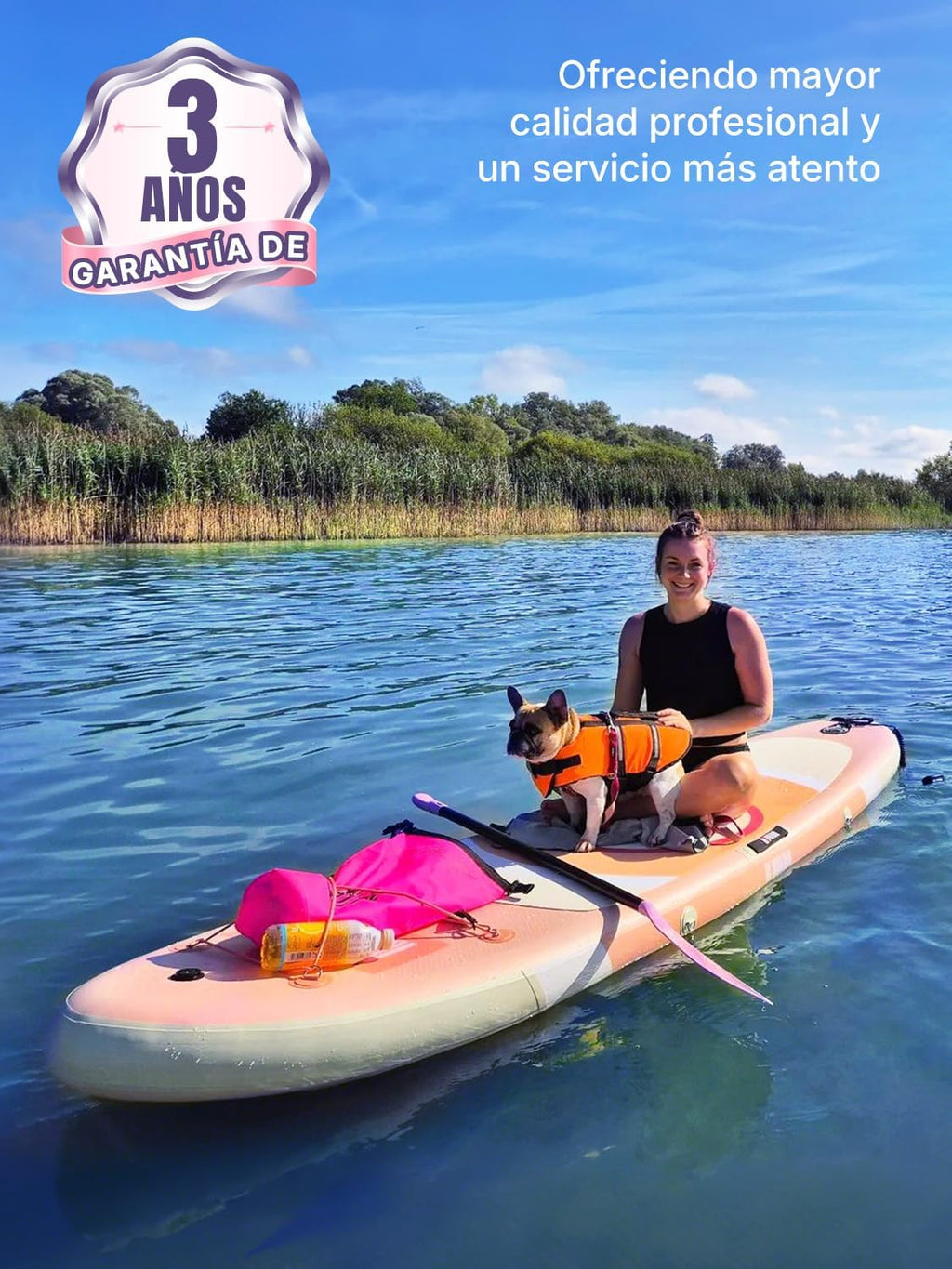 2026 Niphean Tabla Paddle Surf Hinchable, Tabla de Paddle Surf 305 cm con Aletas de Equilibrio para Principiantes y Accesorios Resistentes, Sup Board para Adultos, Stand up Paddle Board Versátil para Yoga