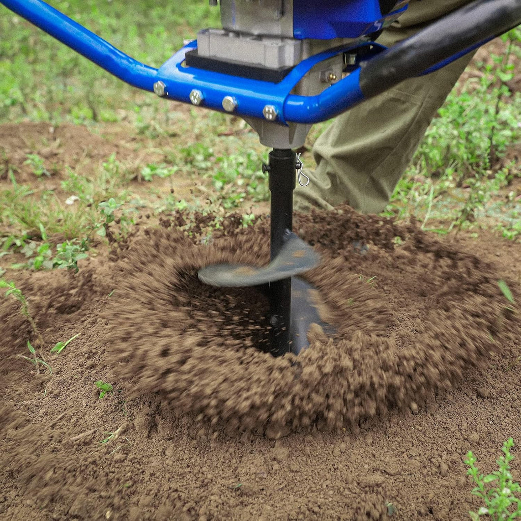 2026 Post Hole Digger Gas Powered, 52CC 2.4 HP 2 Stroke Engine Earth Auger with 8QUOT; Drill Bit, Epa Compliant Post Hole Auger