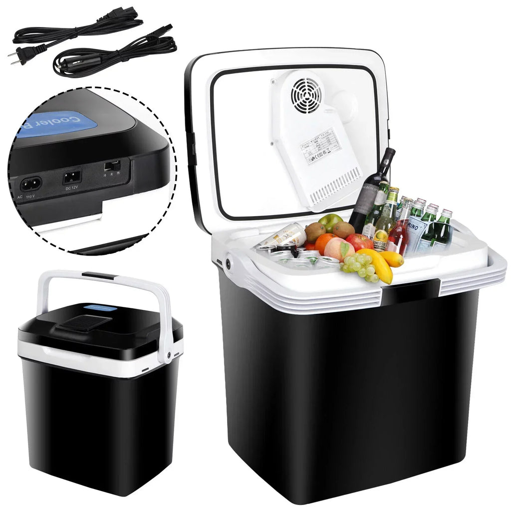 2026 Newest Portable Iceless Thermoelectric Cooler Warmer Low Noise Car Electric Refrigerator Mini Fridge for Car Travel Trip Caming