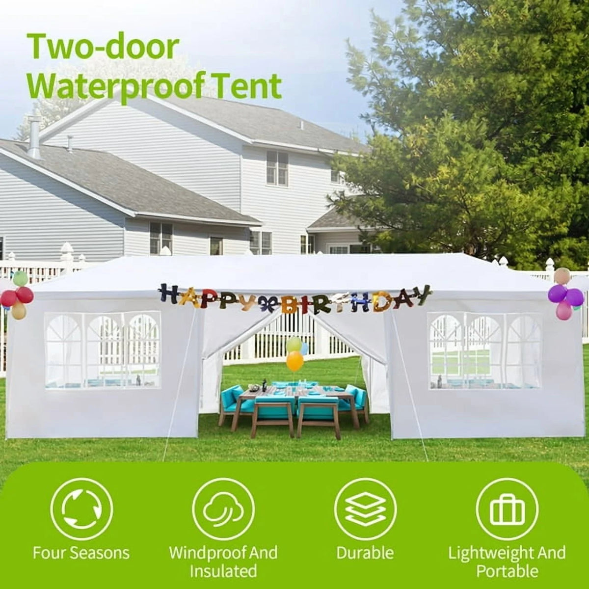 2026 Sythers 10'x10' Pop Up Canopy Tent with 4 Removable Sidewalls, Portable Gazebo, UV Resistant Waterproof, Enclosed Canopy Tent for Outdoor Events, Patio, Backyard, Party, BBQ, Camping, Black