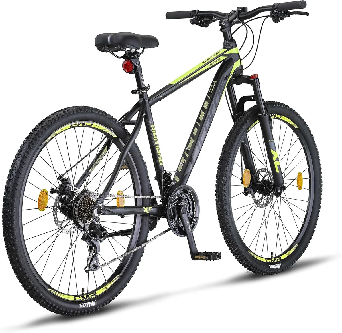 2026 Licorne Bike Diamond Premium – Bicicleta de montaña de aluminio para niños, niñas, hombres y mujeres, cambio de 21 velocidades, freno de disco, horquilla delantera ajustable de 26, 27,5 y 29 pulgadas