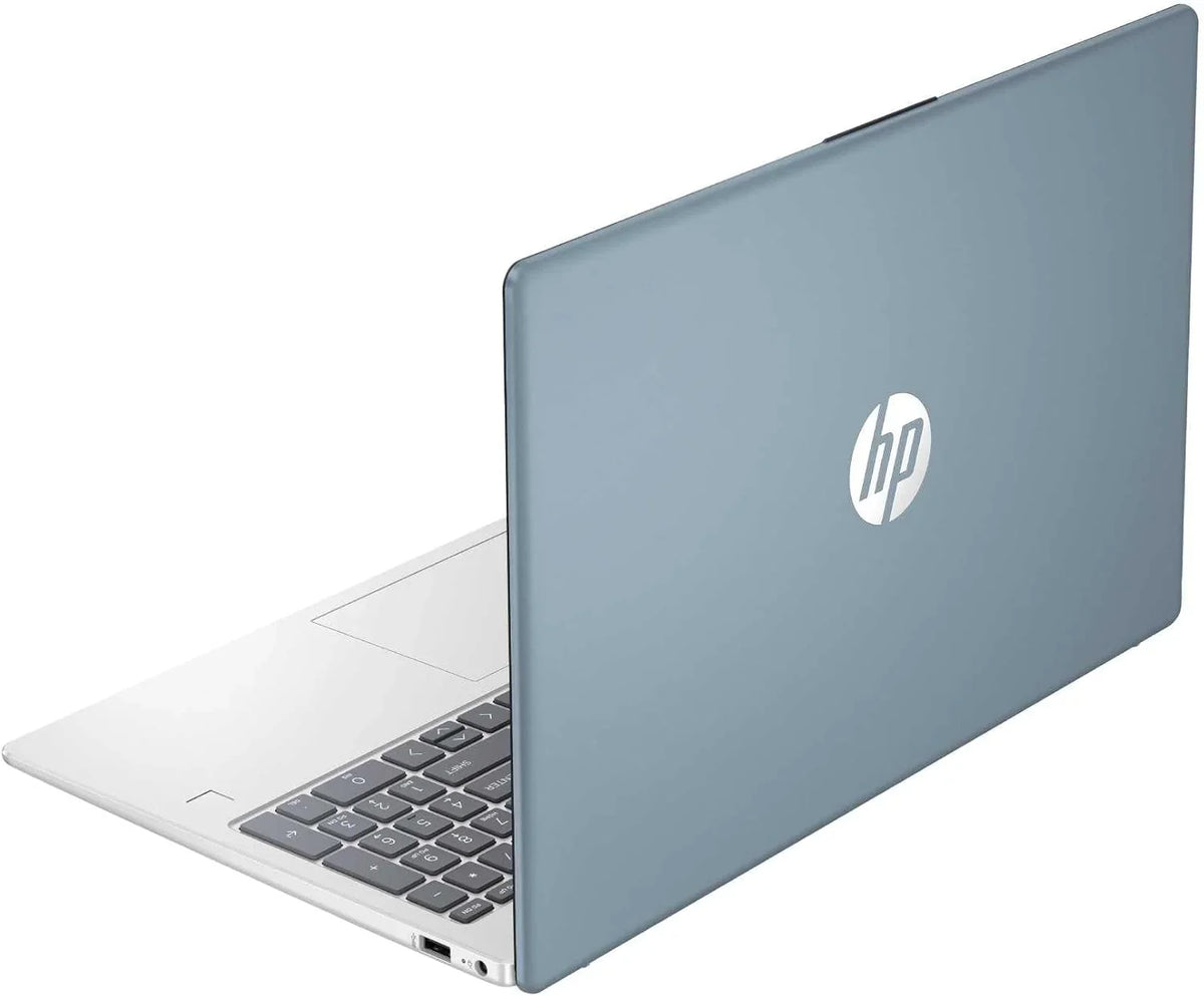 2026 HP 15 – fd0377ns – Ordenador portátil de 15.6" FHD (Intel Core i5 – 1334U, 16GB RAM, 1TB SSD, Intel Iris Xe Graphics, Windows 11) Plata y Azul – Teclado QWERTY Español