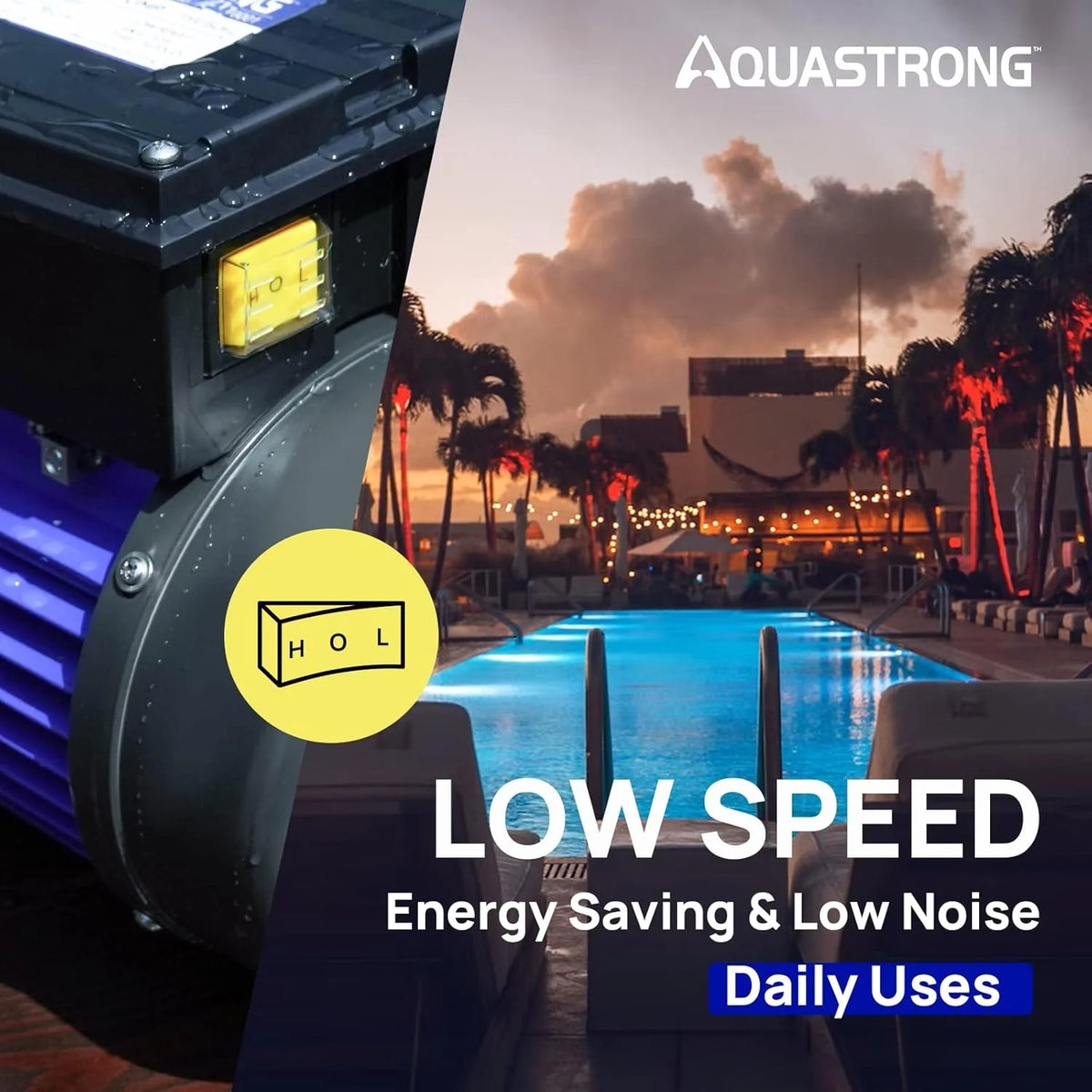 2026 Aquastrong in Above Ground Pool Pump High Flow with Timer 2HP 8917 Gph 220V