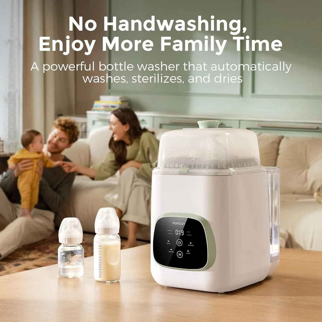 2026 Baby Bottle Washer, Sterilizer & Dryer - All-in-one Cleaning Machine for Bottles, Pump Parts & Baby Essentials