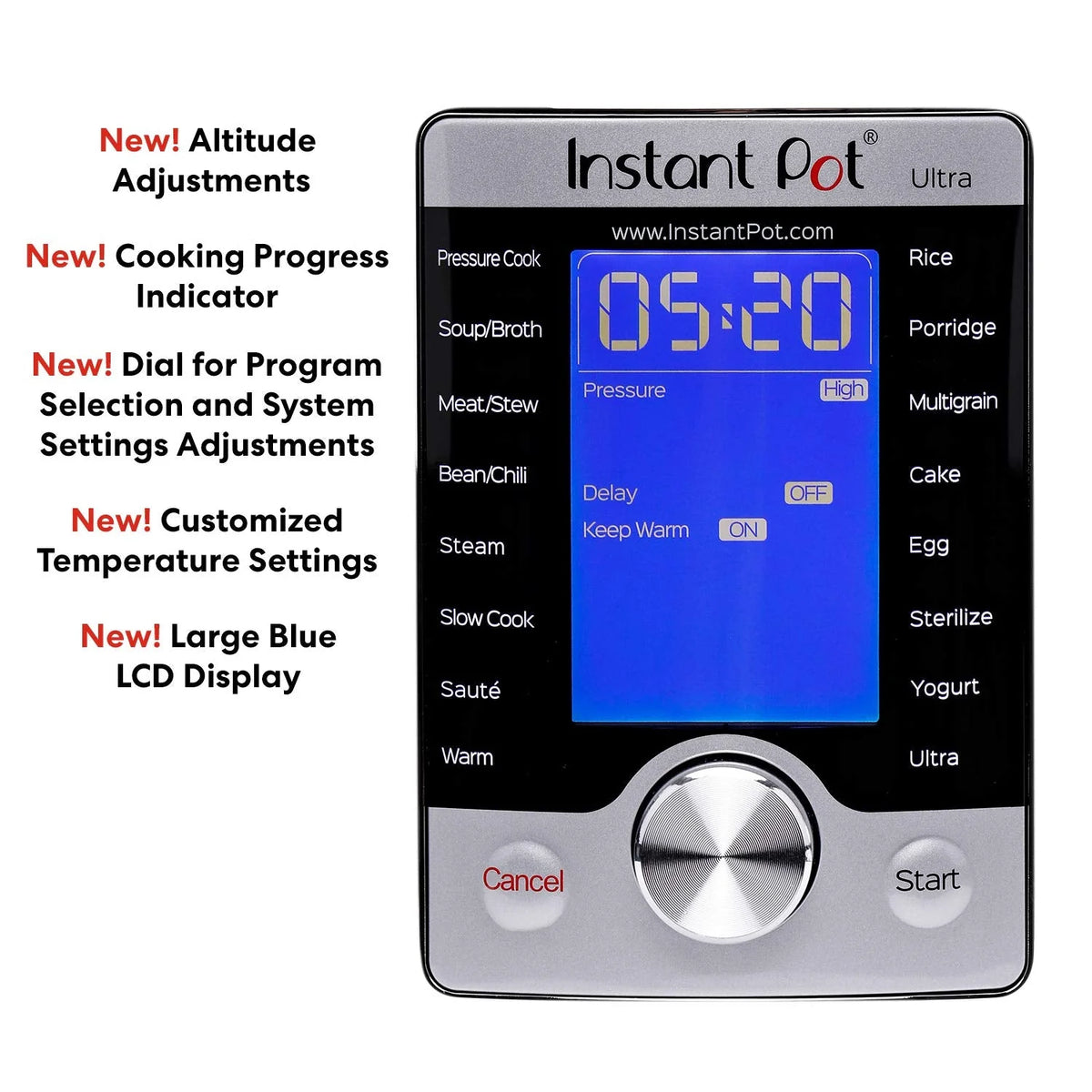 2026 Instant Pot Ultra Mini 3 Quart Programmable Cooker, Stainless Steel, 16 in 1, Silver, Touch Control, UL Certified
