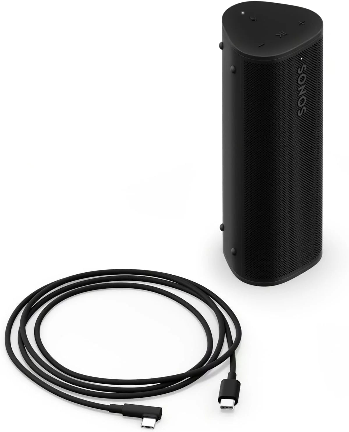Sonos Roam 2 (2026) | Altavoz ligero, portátil e impermeable con Bluetooth, Wi – Fi, al menos 10 horas de autonomía y control por voz para uso en interiores y exteriores – Blanco