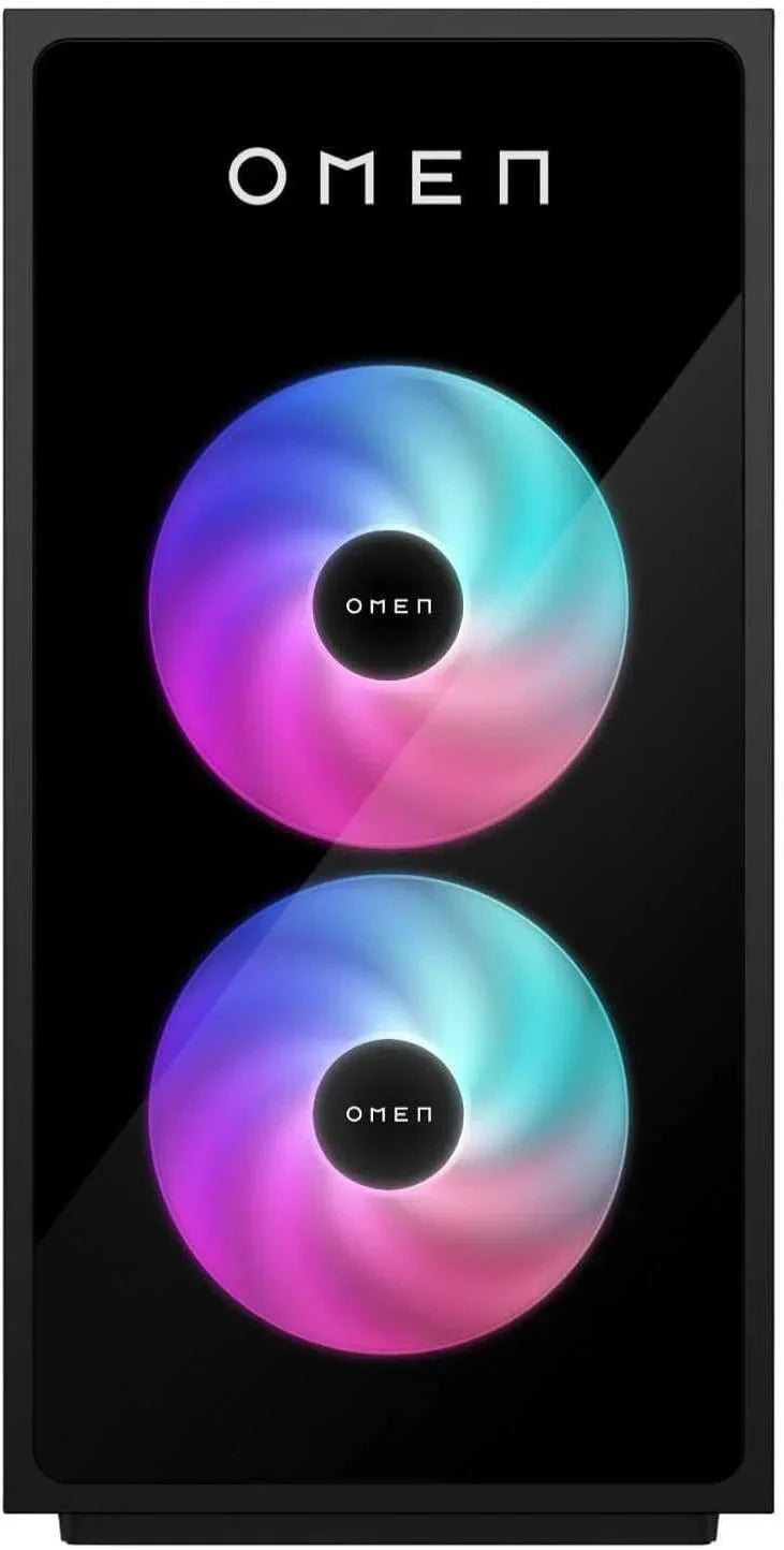 2026 HP Ordenador de sobremesa Gaming OMEN 35L GT16 – 0067ns (Procesador AMD Ryzen 7 8700F, 32GB RAM DDR5, 1TB SSD PCIe Gen4, NVIDIA GeForce RTX 5070 12GB, FreeDOS) – Negro
