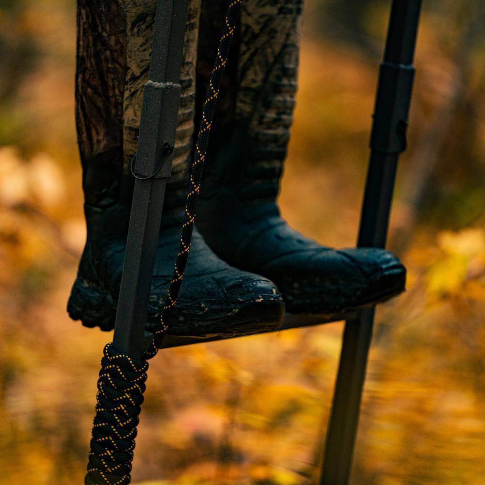 2026 Jumbo Jack Ladder Stand – Adjustable Shooting Rail, Large Platform, Mesh Seat