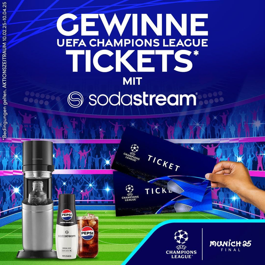 Máquina eléctrica para hacer agua con gas SodaStream E – DUO 2026 con cilindro de CO2 de conexión rápida | Incluye 1 botella de vidrio de 1 L y 2 botellas de plástico FUSE de 1 L (aptas para lavavajillas) | Color: Titanio