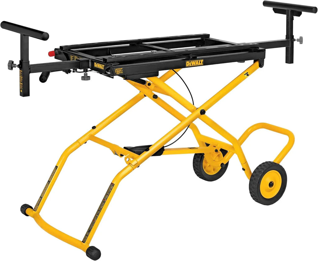 2026 DEWALT Miter Saw Stand With Wheels (DWX726), Yellow