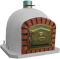 2026 AzJardin – HORNO DE LEÑA MORUNO 100cm – Horno de exterior o interior ideal para asados y pizzas. Puerta hierro zincado. Termómetro instalado en puerta. Fabricado en ladrillo refractario y mortero.