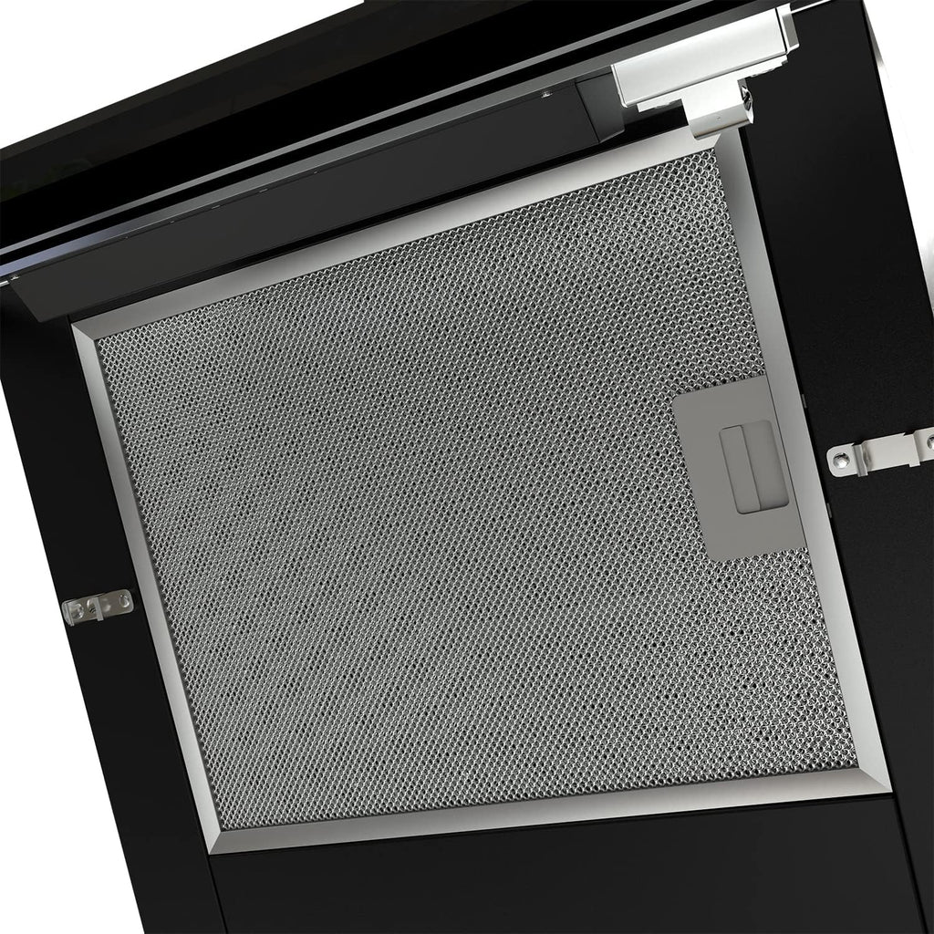 2026 CIARRA CBCB6736H Campana Extractora de Pared 60cm Clase A+++ 3 Velocidades Evacuación al Exterior y Recirculación Interna por Filtro de Carbón CBCF003 Luz LED