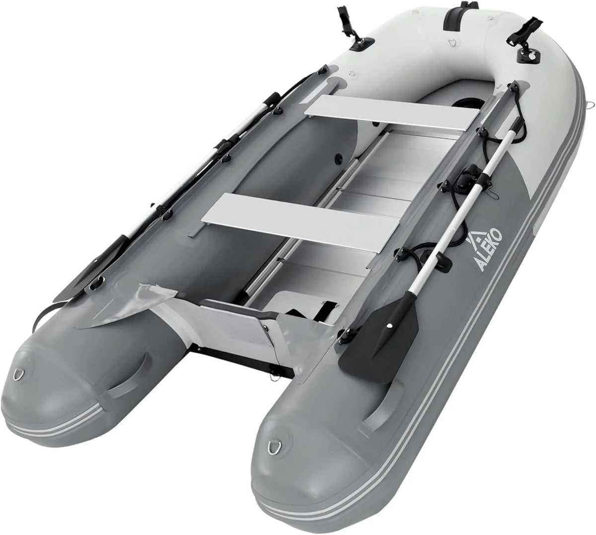2026 Inflatable Boat | Yacht Dinghy Tender Raft | Multi Person Fishing Boat | Aluminum Floor Oars | Fishing Rod Holders | Heavy-duty Pvc | 2024…