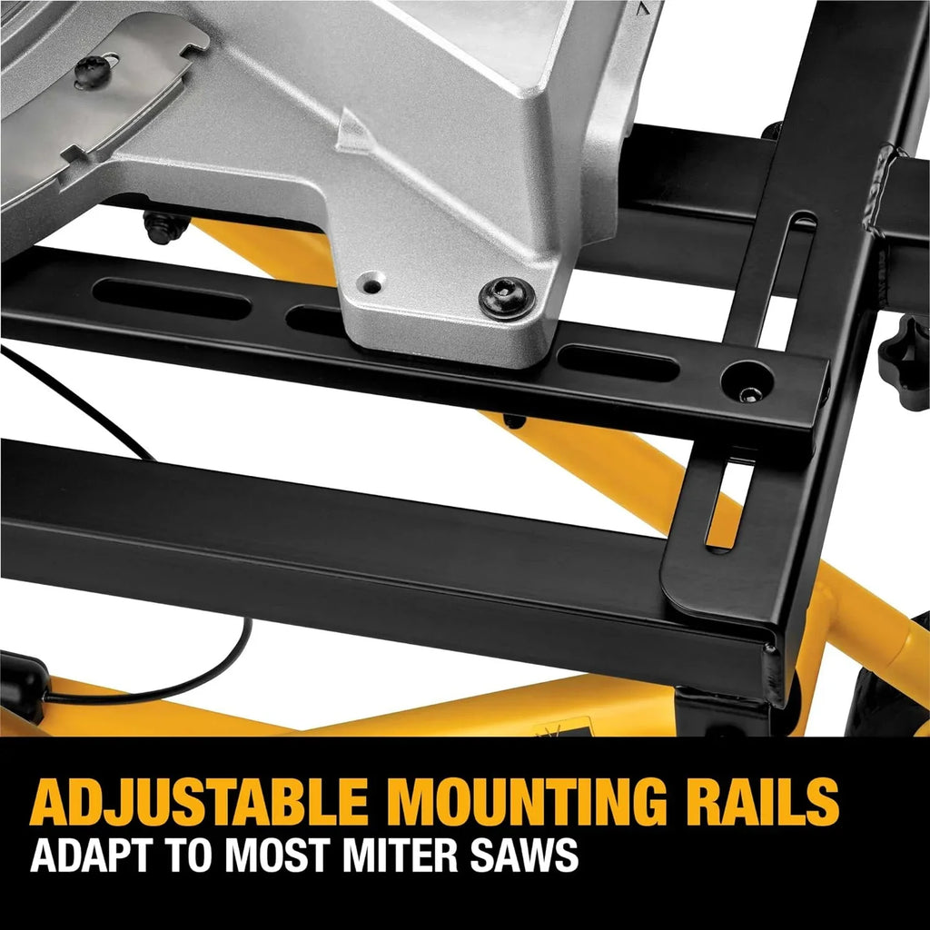 2026 DEWALT Miter Saw Stand With Wheels (DWX726), Yellow