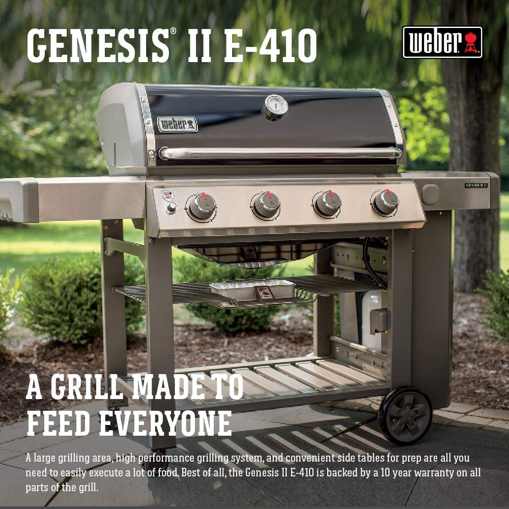 2026 Weber 67011001 Genesis II E-410 Natural Gas Grill, Black
