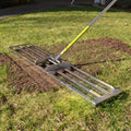2026 Lawn Leveling Rake | Levelawn Tool | Level Soil or Dirt Ground Surfaces Easily | 30" X 10" Ground Plate | 78" Extra Long Handle | Stainless…