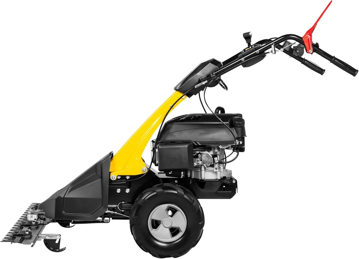 Cortacésped de barra de cuchillas a gasolina TEXAS Professional CB8750 2026, 196 cc, para praderas, césped alto y con autopropulsión | 5,7 CV | 4200 vatios | Ancho de corte: 870 mm | Motor de 4 tiempos | Apto para uso comercial