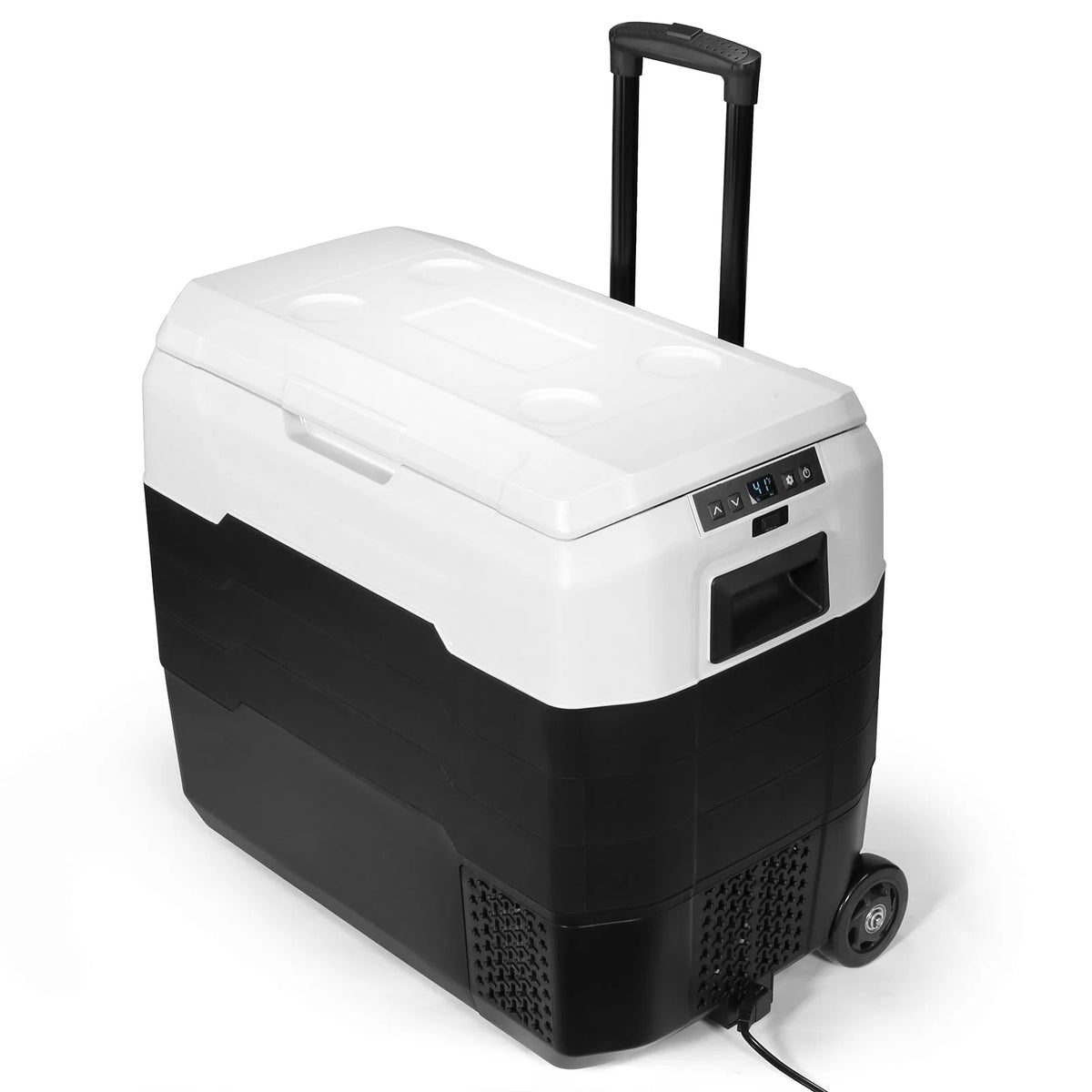 2026 53-QUART Portable Bluetooth Rolling Cooler Refrigerator Car