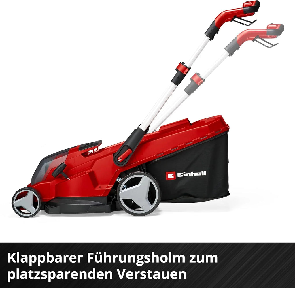 Cortacésped inalámbrico Einhell RASARRO 36/42 Kit Power X – Change 2026 (36 V, ancho de corte de 42 cm, hasta 725 m², sin escobillas, recogedor de césped de 50 L, función de mulching, incluye 2 baterías de 5,2 Ah + 1 cargador doble)
