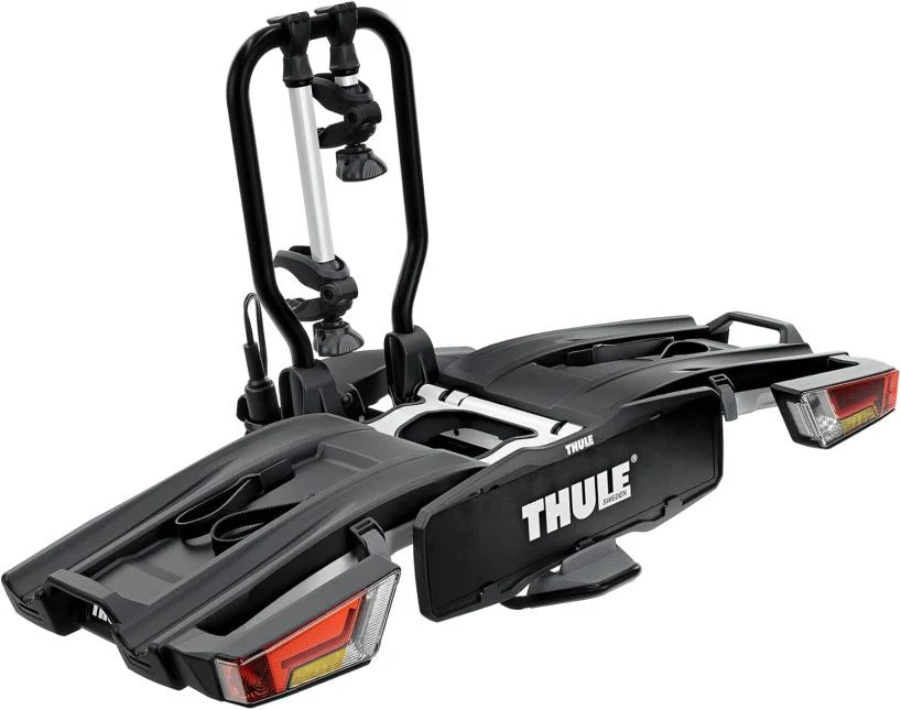 2026 Thule EasyFold XT bike rack for towbar, 2 bikes, silver