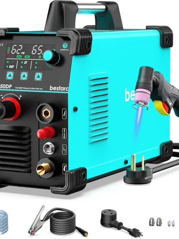 2026 BTC500DP 7th Gen 50A Plasma Cutter, Dual Voltage 110/220V, Digital Display