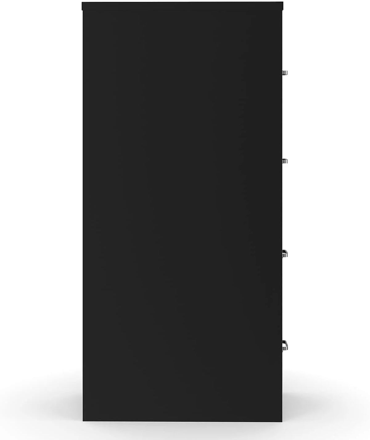 2026 STAPLES 4-Drawer File Cabinet, Lockable, Black, 25"D x 15"W