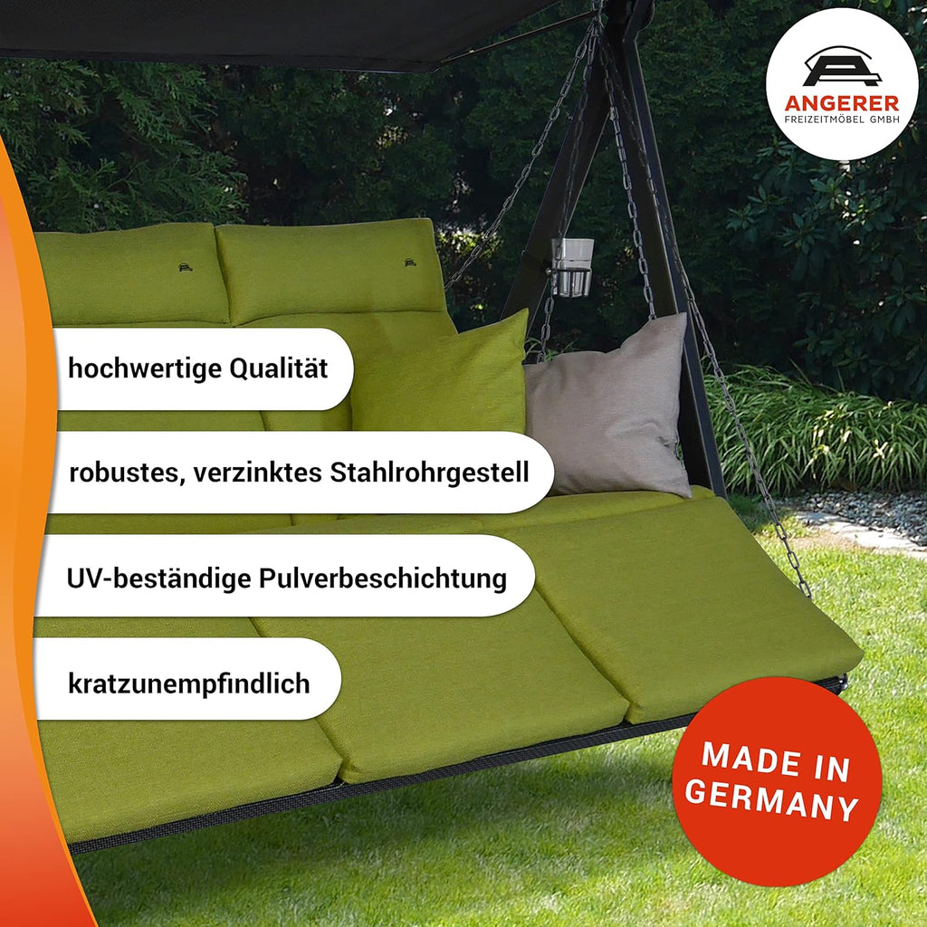 2026 Angerer Hollywood Swing Lounge Smart Ashgrey